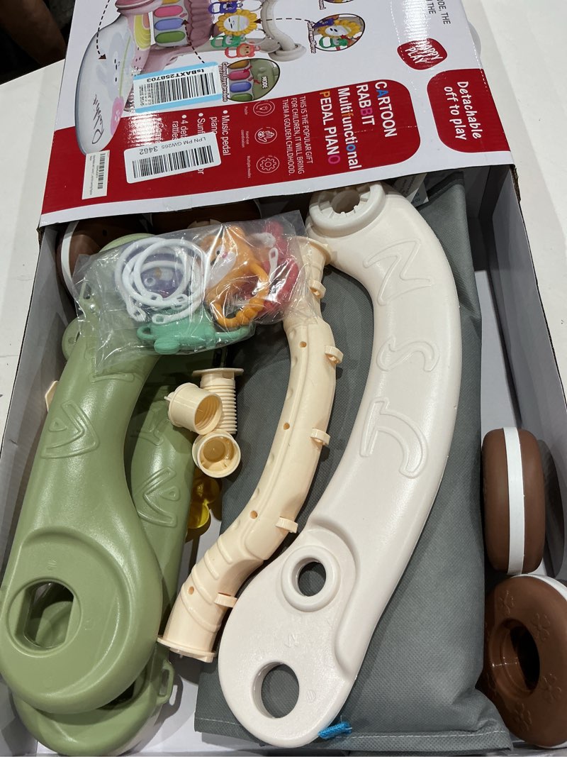 Condition photo showing Good Condition for baby walker with tummy time mat and stroller toys-sit-to-stand walker for baby development-ideal baby push walker and 6-month-old baby must-haves-fun learning playtime