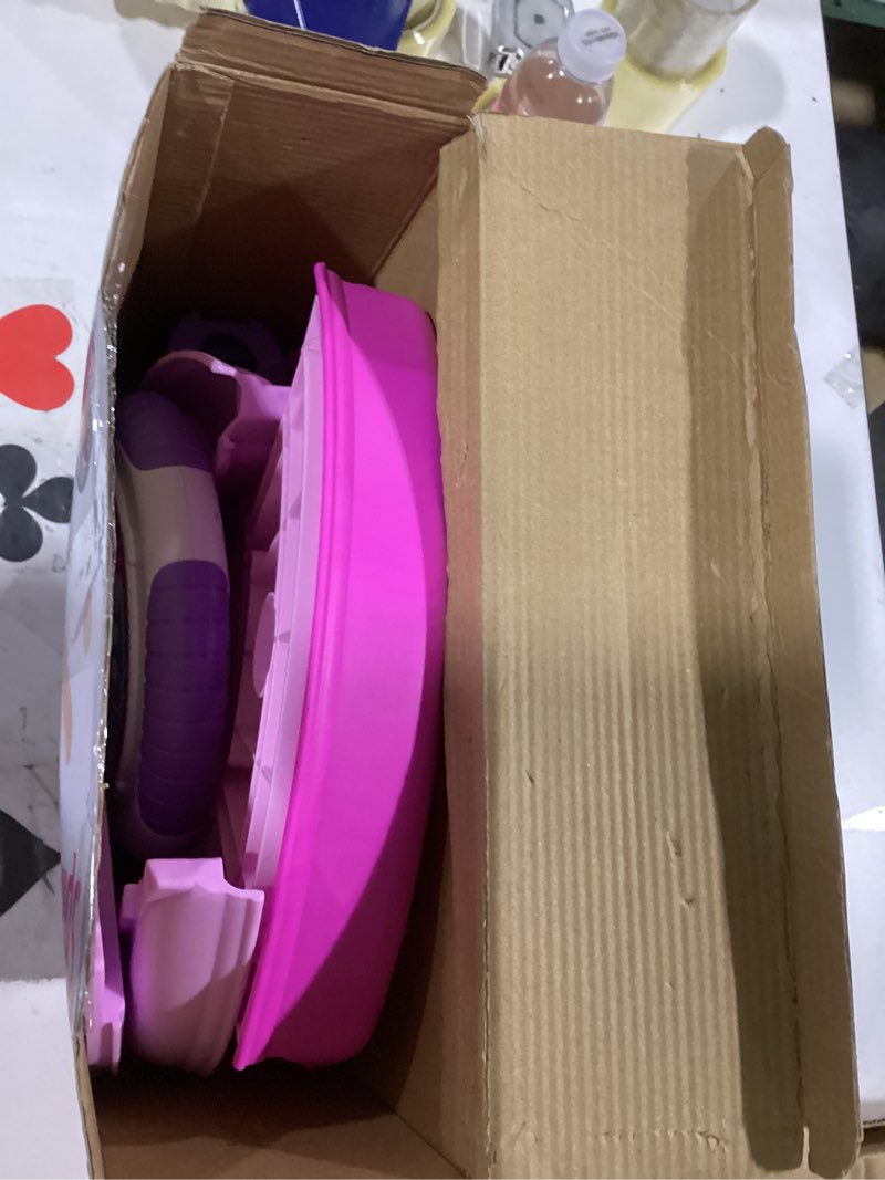 Condition photo showing Good Condition for Sit and Spin Toys for Toddlers 1-3 Girls, 360° Toddler Spinning Seat with LED Lights and Music Christmas Birthday Gift for 1 2 3 Years Old Girl Sensory Toys Toddler Activities Purple