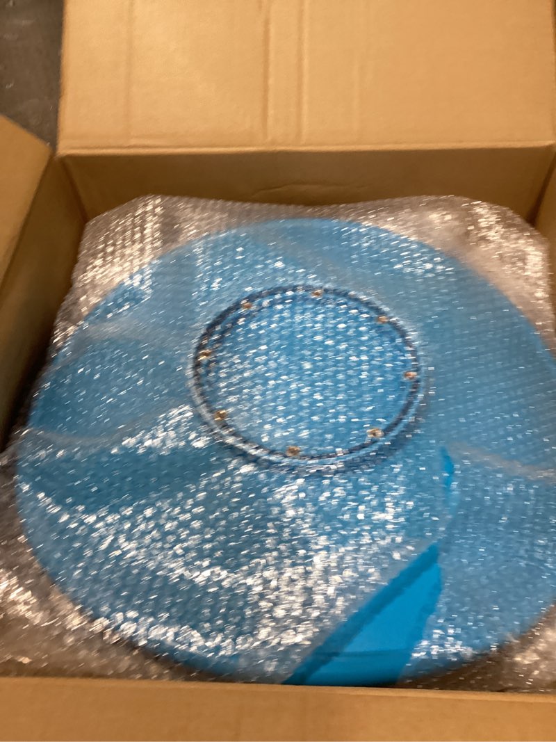 Condition photo showing New/Like New for Zhenx Spinning Chair for Autistic Kids (Ages 3-18) - 220LBS Capacity Sensory Swivel Seat - Sensory Toy for Teens with ADHD/Autism - Sit and Spin Calming Gift to Improve Focus & Body Balance (Blue) Blue Metal