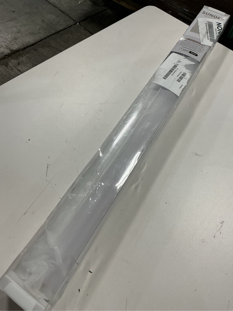 Condition photo showing New/Like New for sunoff blackout roller shades blinds cordless for windows pull down room darkening door blinds with thermal insulated easy to install for living room,bedroom,home,office bathroom white 26" w x 72" h 26"w x 72"h white