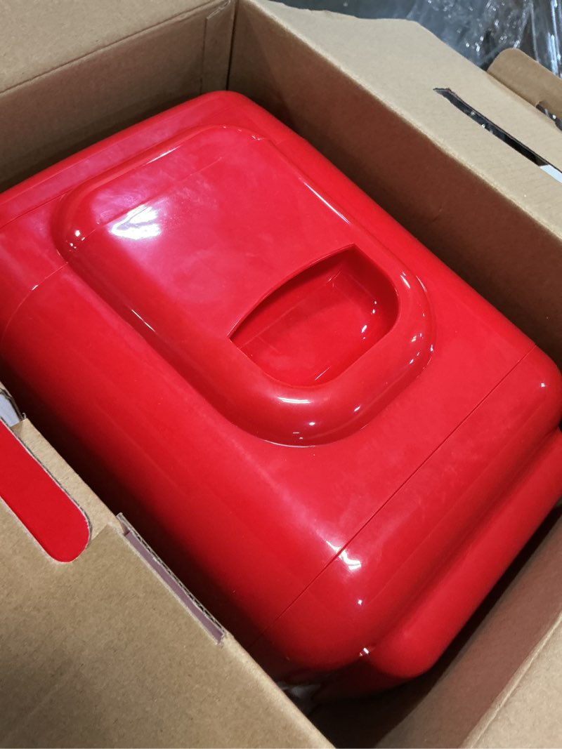 Condition photo showing Good Condition for cooluli retro coca-cola mini fridge for bedroom - car, office desk & college dorm room - 4l/6 can 12v portable cooler & warmer for food, drinks & skincare - ac/dc and exclusive usb option (coke, red)