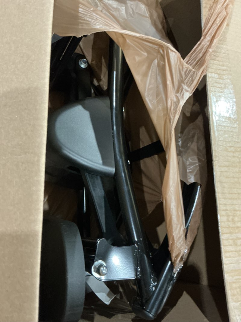 Condition photo showing As Is for rock fitness stepper, portable step rocker side to side at home, aerobic workout machine fitness equipment suitable for apartment and dormitory black