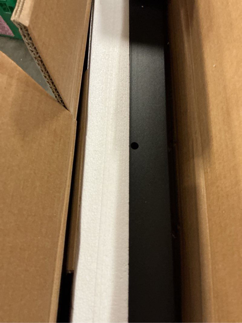 Condition photo showing New/Like New for Huuger 63 x 24 inch Desk with Power Outlets & USB-C, Deeper & Thicker Desktop, Robust Metal Tubes, Computer Desk, Heavy Duty Office Desk, Work Gaming Desk, for Home Office, Rustic Brown