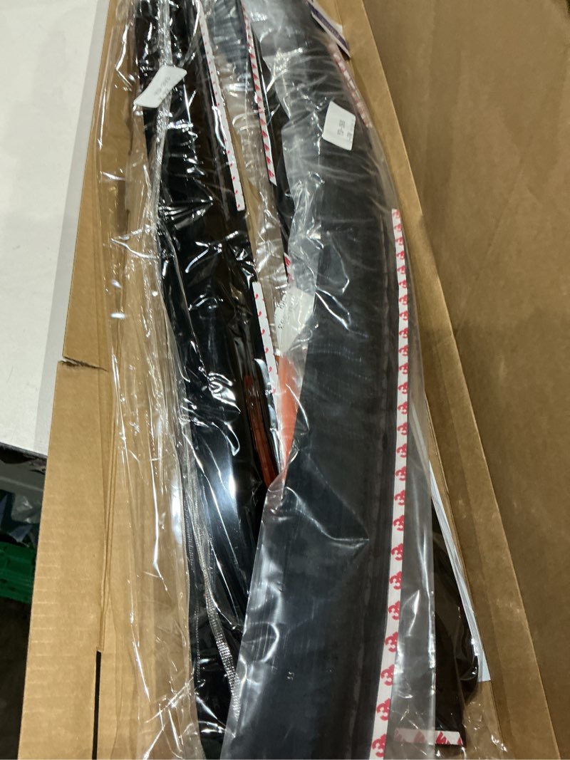 Condition photo showing Good Condition for in-channel rain guards for volkswagen (vw) atlas 2018-2026, window visor shields vent deflector shade wind dark smoke 2019 2020 2021 2022 2023 2024 2025 18 19 20 21 22 23, tape-on inside-mount, 4pcs for 2018-2026 | volkswagen (vw) atlas | in-channel