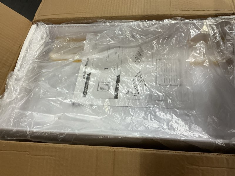 Condition photo showing New/Like New for 2 pack pull out cabinet organizer,extendable (12"-20") heavy-duty pull-out drawers – secured with nano adhesive tape, ideal for cookware storage, for kitchen base cabinets (21" dx12-20" w) white 21" dx12"-20"w(2 pack)