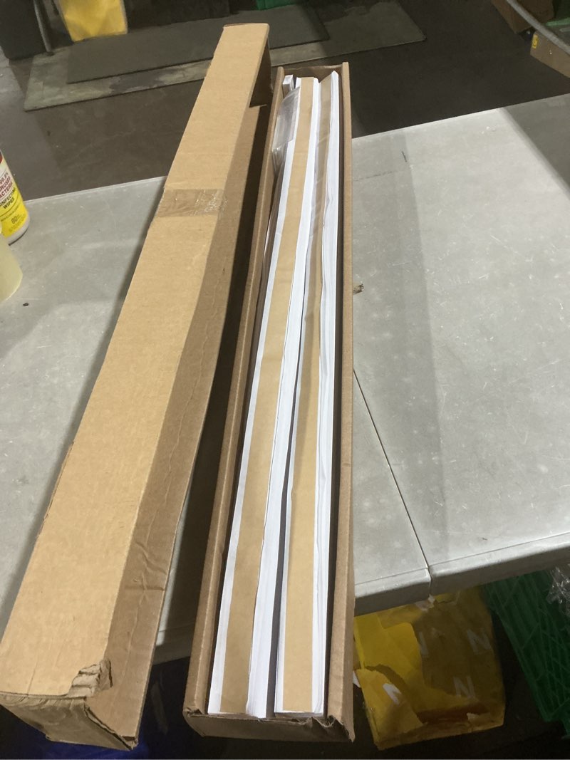 Condition photo showing Good Condition for mirrotek pleated window paper shades light filtering blinds white 36" x 69" (pack of 6 temporary blinds),mt1050