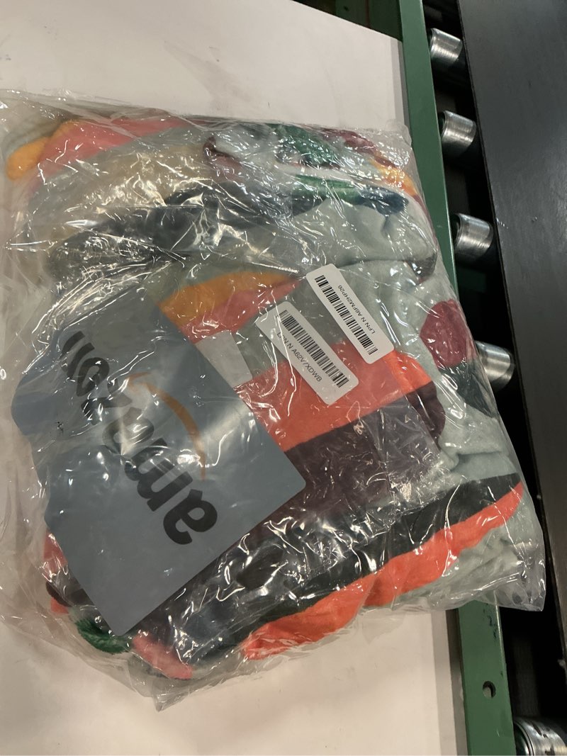 Condition photo showing Good Condition for Mid Century Retro Abstract Throw Blanket Soft Cozy Plush Warm Fleece Blanket for Sofa Couch Bed 60"X50" Mid Century Retro Abstract 60"x50"