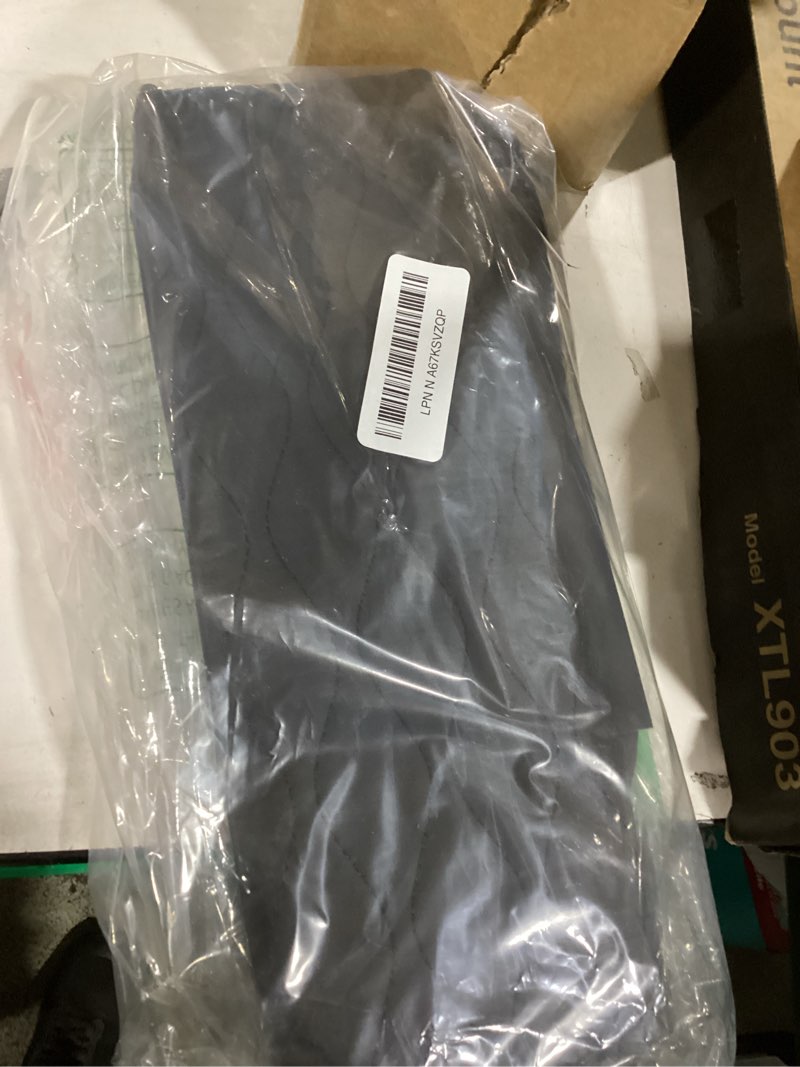 Condition photo showing New/Like New for Egreat Center Console Armrest Cover for Mercedes Benz GLC X254 350e 300 2023-2025, C Class C300 2022-2025, Leather Armrest Console Cover with Side Storage Pockets for GLC 2023-2025-Black