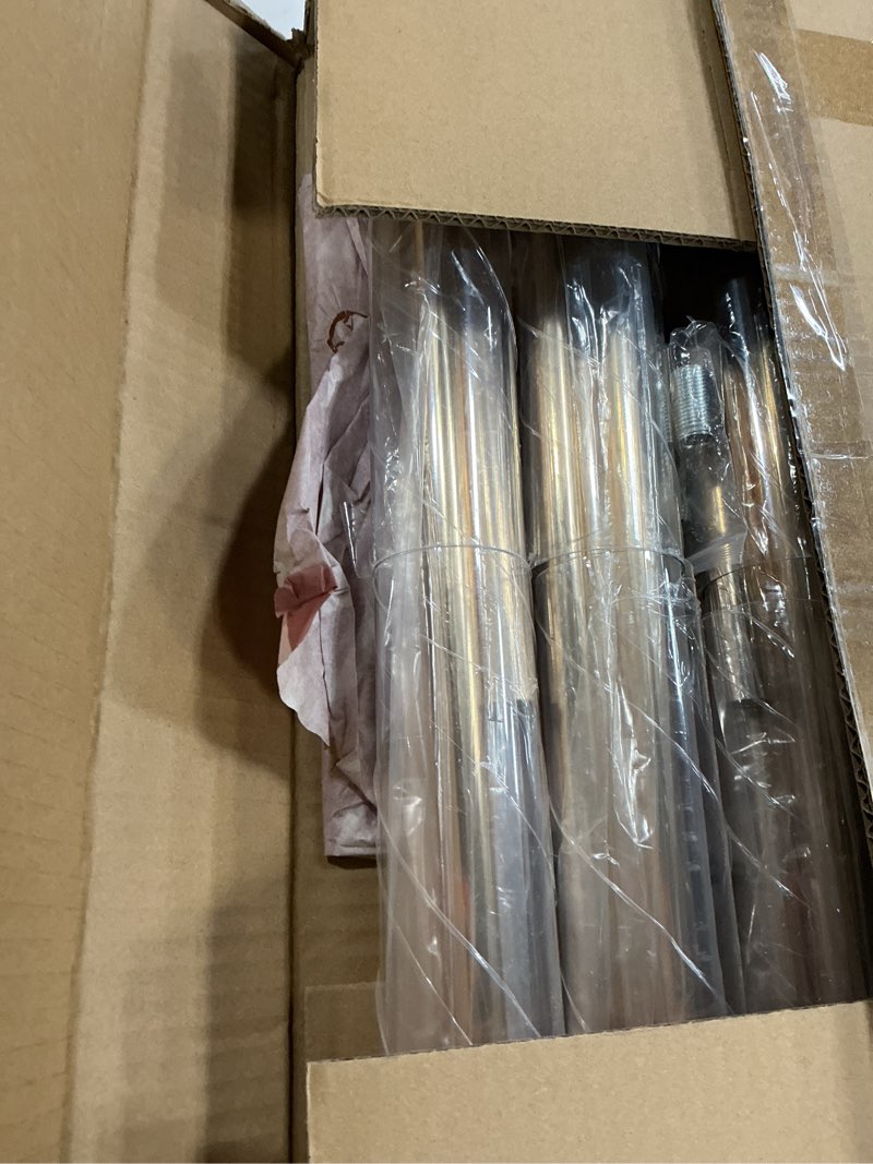 Condition photo showing Good Condition for Floor Candle Holder with Acrylic Lampshade, 49.2in Tall Acrylic Candlestick Holder for Taper LED Candles, Gold Centerpiece for Table Wedding Party Event Reception Home Decoration (Gold)