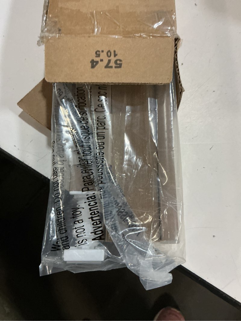 Condition photo showing New/Like New for LazBlinds Cordless Cellular Shades, No Tools No Drill Blackout Honeycomb Shades Pleated Blinds for Windows, 23'' W x 48'' H, Taupe Blackout-taupe 23'' W x 48'' H