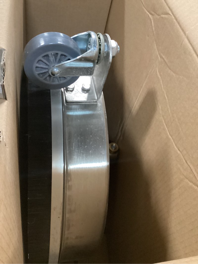 Condition photo showing As Is for hourleey 16" pressure washer surface cleaner, stainless steel surface cleaner with 4 wheels for concrete, patio, sidewalk, deck, pathway 1/4" quick connector, 2 extension wand, 4000 psi 16 inch