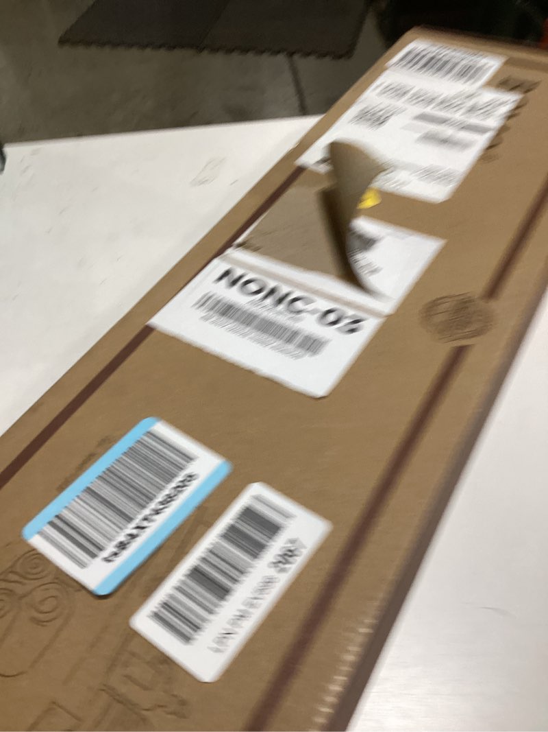 Condition photo showing New/Like New for BGMG Wood Floating Shelves for Wall 24 inch Set of 2, Rustic Wooden Wall Mount Shelves for Bathroom Living Room Bedroom Kitchen Farmhouse -24x 6.7 x1.25 inch-Dark Walnut Dark Walnut 24 inch