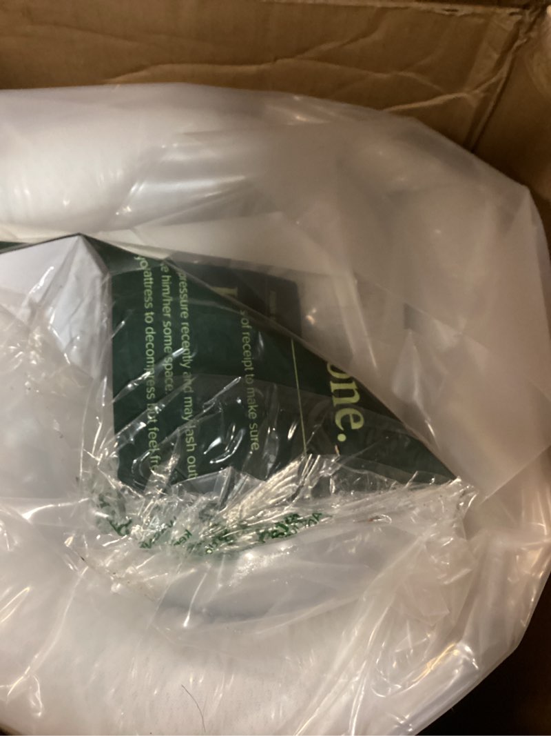 Condition photo showing New/Like New for Zinus 5 Inch Twin Green Tea Memory Foam Mattress [New Version], Fiberglass Free, Medium Firm Feel, Zoned Pressure Relief, Certified Safe Foams & Fabric, Mattress in A Box