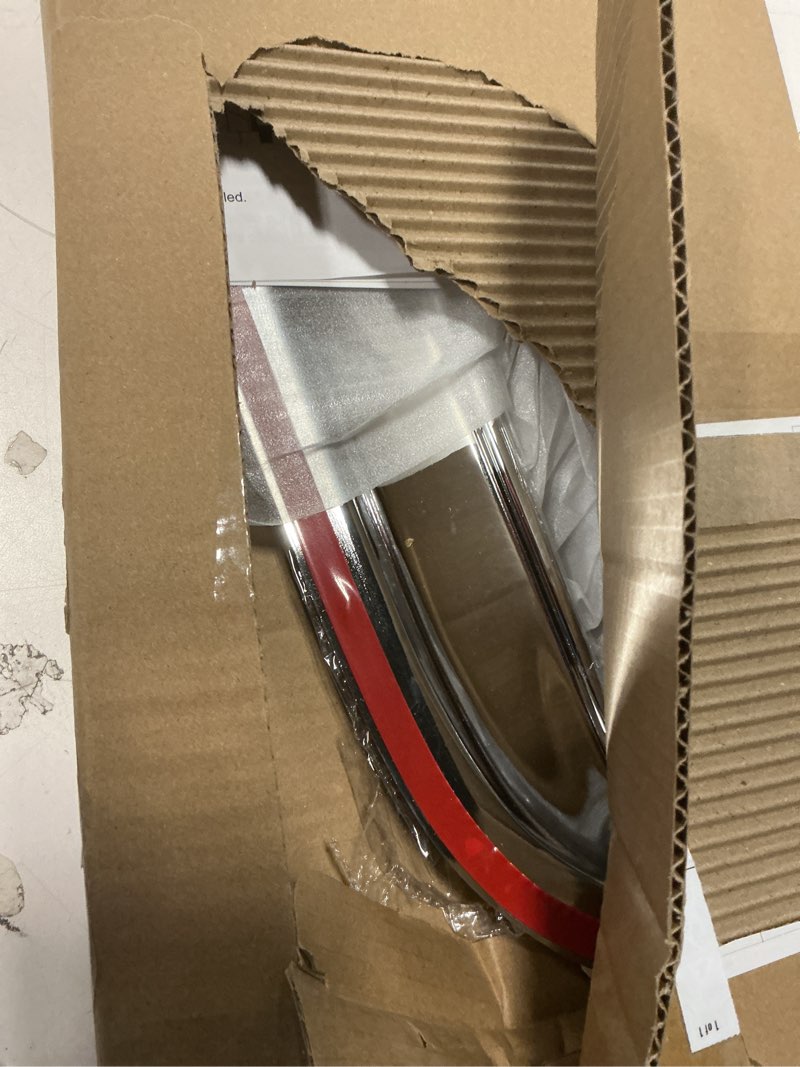 Condition photo showing Good Condition for Side Wind Vent Deflector Sun Rain Guards for 07-13 Chevry Silverado/GMC Sierra 1500,07-14 Chevrolet Silverado 2500 HD/3500 HD Extended Cab,4pcs Outside Mount Chrome Window Visor 94040Y 07-13 Extended Cab(Chrome)