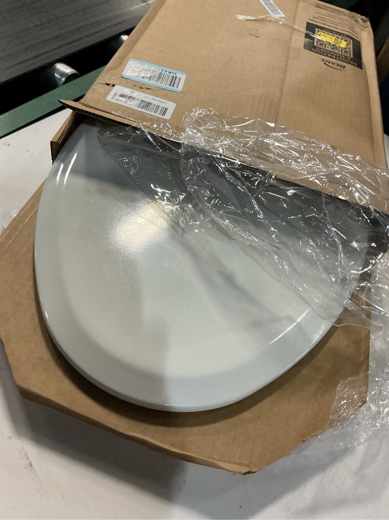 Condition photo showing Good Condition for mayfair nextstep2 toilet seat with toddler potty training seat built-in, slow close, easy clean, magnetic removable kids seat, made in usa, elongated, white