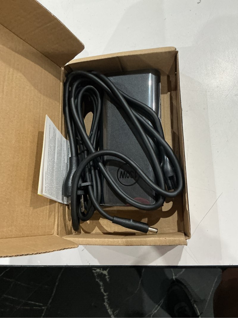 Condition photo showing As Is for 130w slim ac adapter power charger compatible with dell xps 15 7590 9570 9530 9550 9560 precision 5540 5530 5520 5510 m3800 m2800,130 watt xps laptop charger
