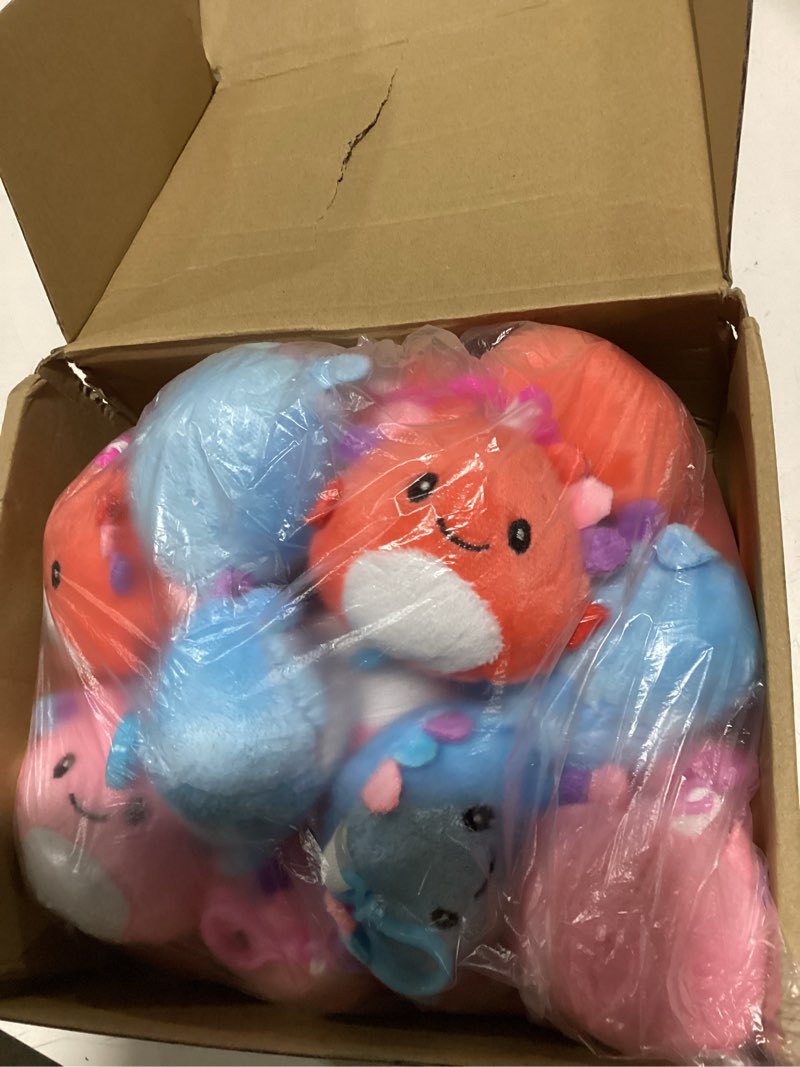 Condition photo showing Good Condition for oriental cherry valentines day gifts for kids - 24 pack axolotl plush toys keychains with valentine gifts cards for boys girls toddlers friends classroom school exchange party favors
