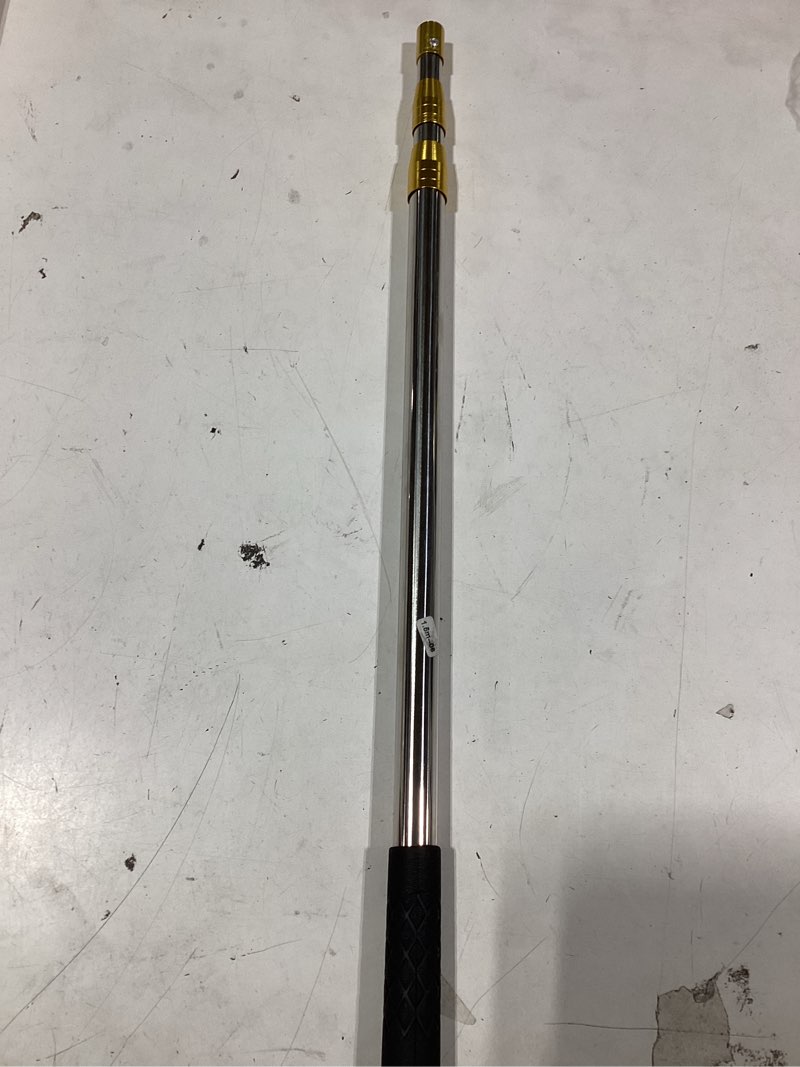 Condition photo showing As Is for pawfly fishing spear, stainless steel frog gig gaff, strong flounder gig with barbed 5 prong tine & long pole, telescopic fishing harpoon spearhead fork for fish bullfrog toad mole & hunting