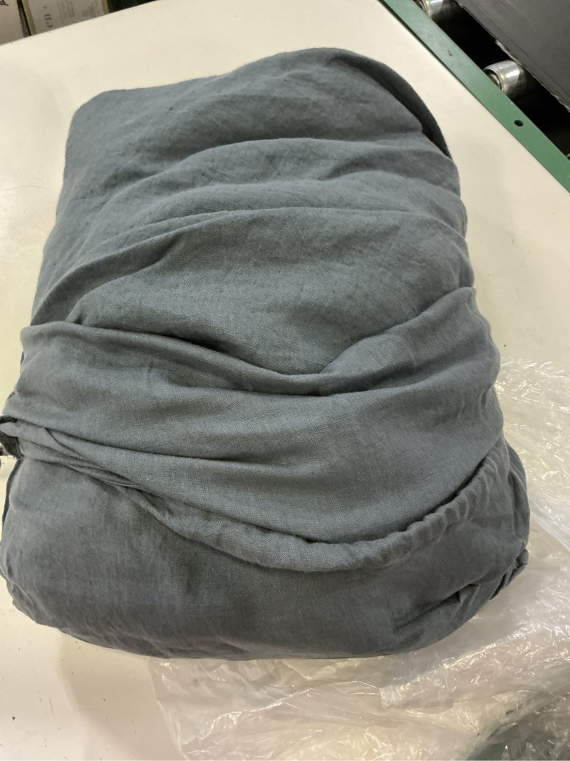 Condition photo showing Good Condition for european linen duvet cover, king/cal king, nightfall