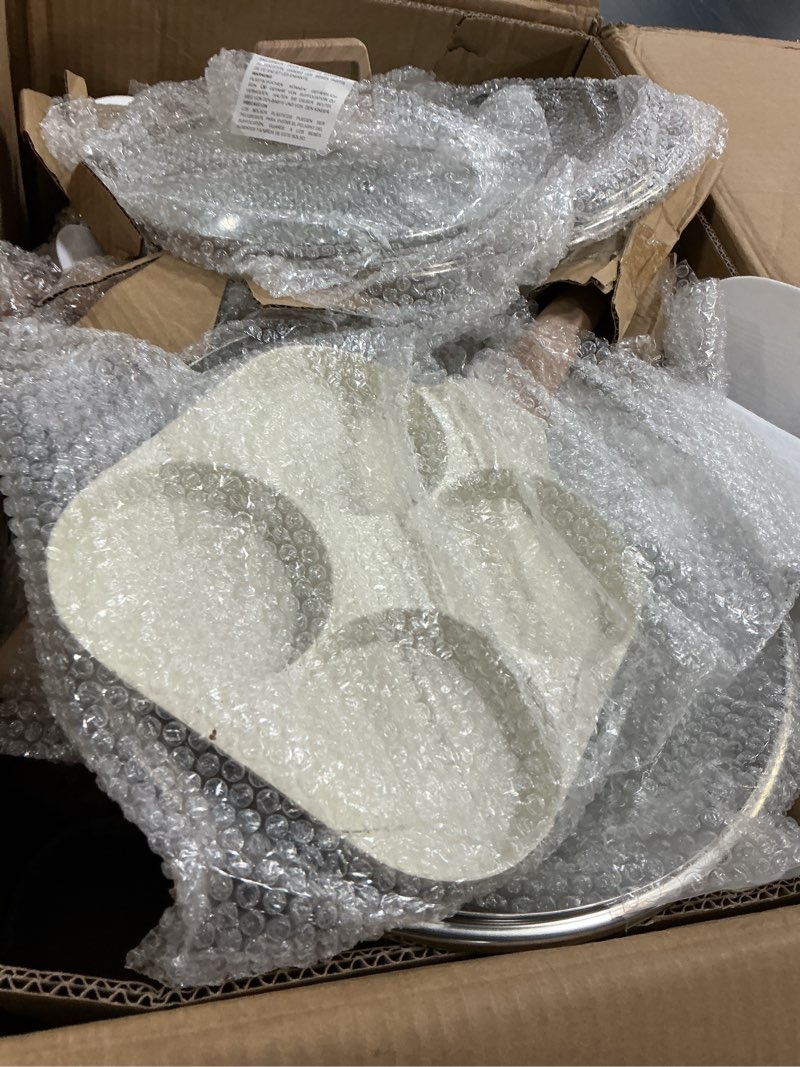 Condition photo showing New/Like New for carote 16 pcs pots and pans set, nonstick cookware sets, white granite induction cookware non stick cooking set w/frying pans & saucepans(pfos, pfoa free)