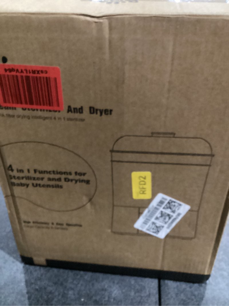 Condition photo showing New/Like New for Bear Bottle Sterilizer and Dryer, 2 Layers Large Electric Steam Baby Bottle Sterilizer, Fast Bottle Sanitizer and Dryer for All Bottles & Accessories, Time-Saving Design