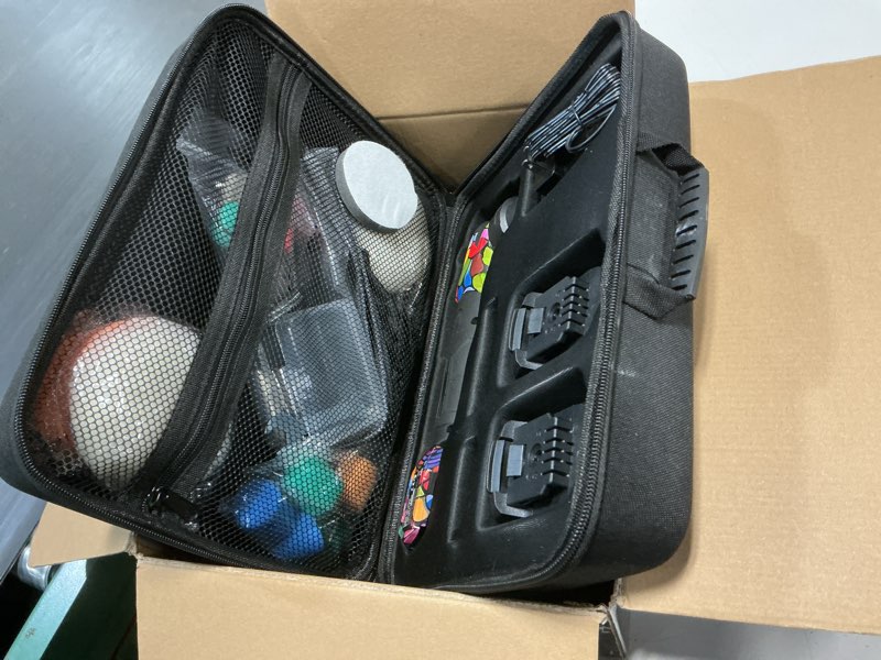 Condition photo showing Good Condition for batoca s4 cordless multi-polisher-set, with 2pcs 12v 2.5ah batteries, ro&da car buffer polisher, 1&3inch mini brushless polisher for car detailing, graffiti style