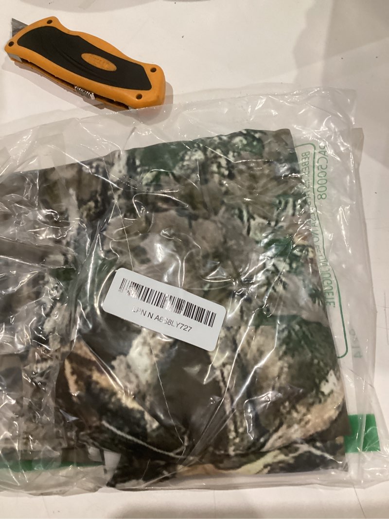 Condition photo showing Good Condition for Oak Window Curtain, Forest Green Camouflage Design Window Drapes for Bedroom Living Room Farmhouse 42" W X 45" L(No Blackout) 20.5"W x 45"L (Pack of 2) Camo-6