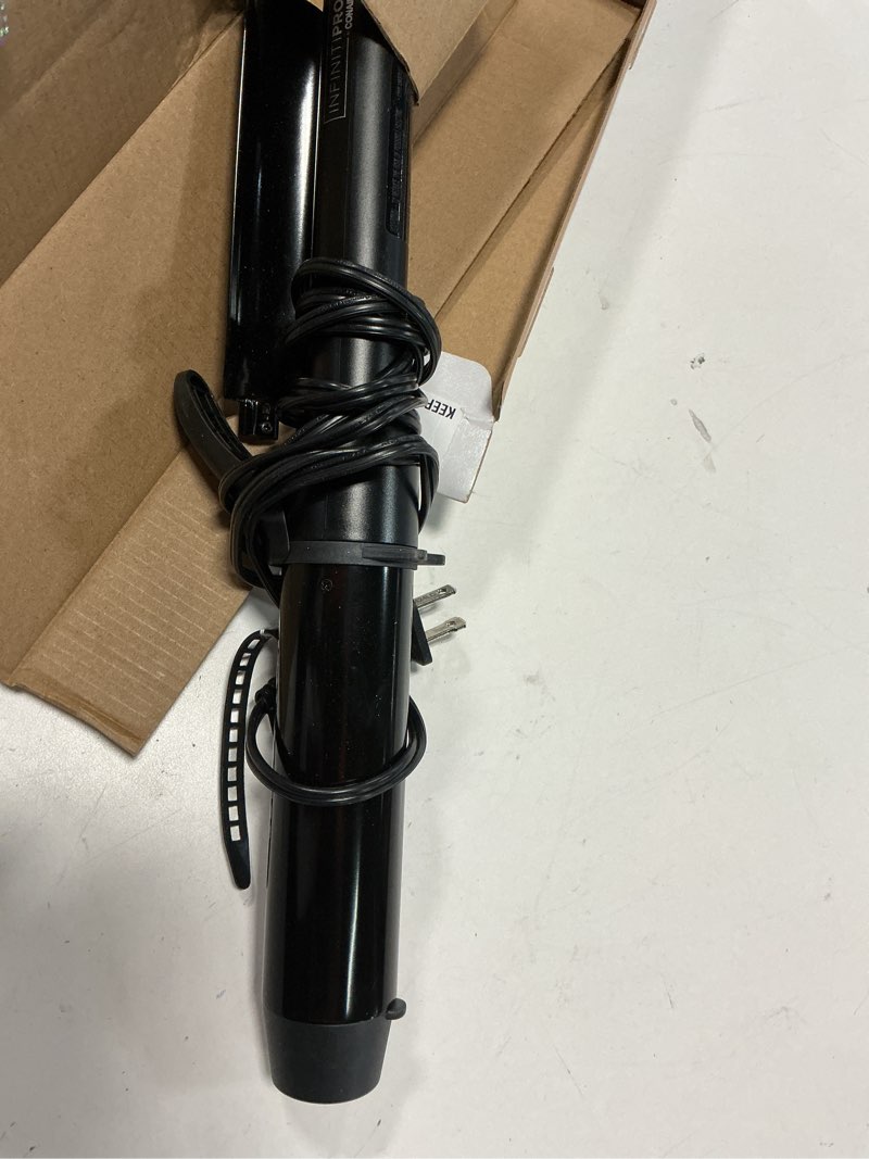 Condition photo showing As Is for conair infinitipro by conair digital curling iron 1.5