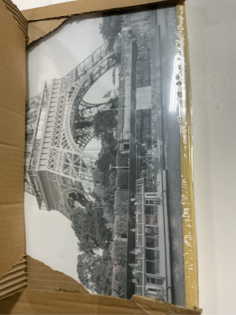 Condition photo showing item condition for upsimples 12x16 Picture Frame Natural 3 Pack, Scratch-Proof Poster Frames 12 x 16 for Photo Gallery - Slide-In Strips, Horizontal or Vertical Wall Mounting Natural 12x16