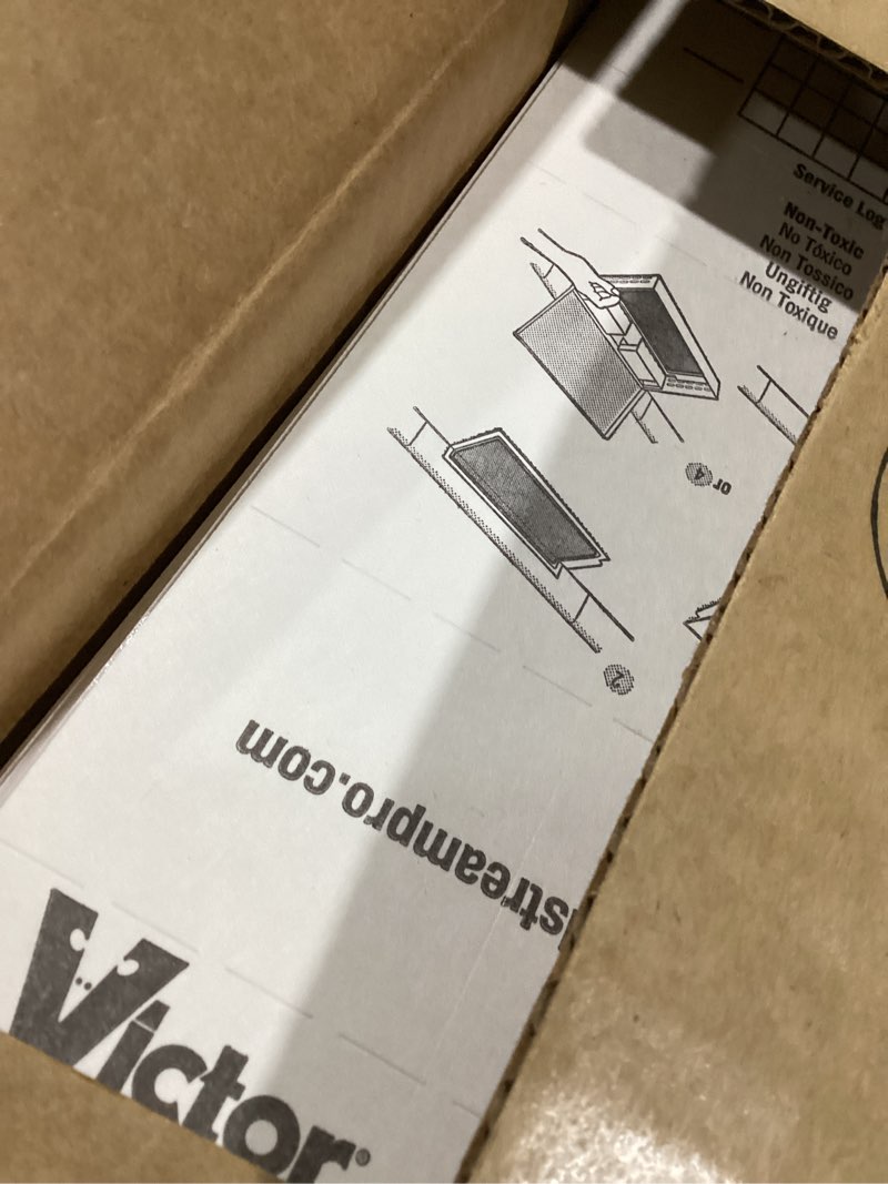 Condition photo showing New/Like New for victor m309 professional glue boards for insect and rodent monitoring - 72 glue boards insect sticky