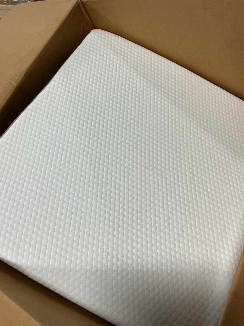 Condition photo showing New/Like New for bedluxe wedge pillow, 10 inch bed wedge pillow for headboard, pillow wedge for acid reflux relief, sleeping, back pain relief, snoring, triangle pillow wedge, white/grey 24*24*10 inch white grey