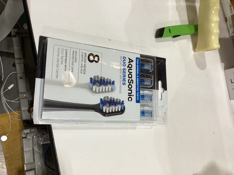 Condition photo showing New/Like New for AquaSonic Genuine Duo Series Replacement Brush Heads | for Normal & Sensitive Teeth | Compatible with Duo Series & Home Dental Center Toothbrush Handles | NOT Compatible with Duo Series Pro
