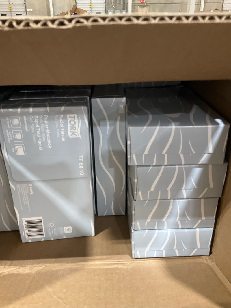 Condition photo showing Good Condition for Tork Advanced Facial Tissue White Soft, Gentle 2-Ply, F1 Dispenser Compatible TF6810) Flat Box Advanced