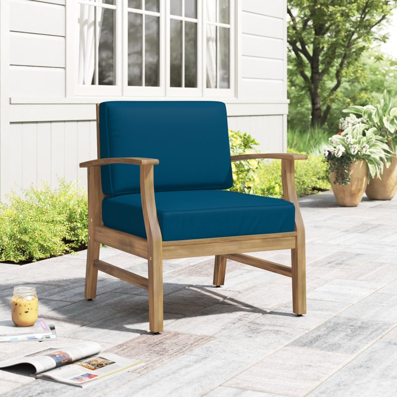 Lark Manor™ Apolinario Patio Chair with Cushions & Reviews