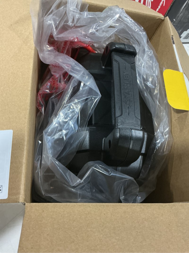 Condition photo showing As Is for lj16cf stanley lithium jumpstarter air compressor 1600amp