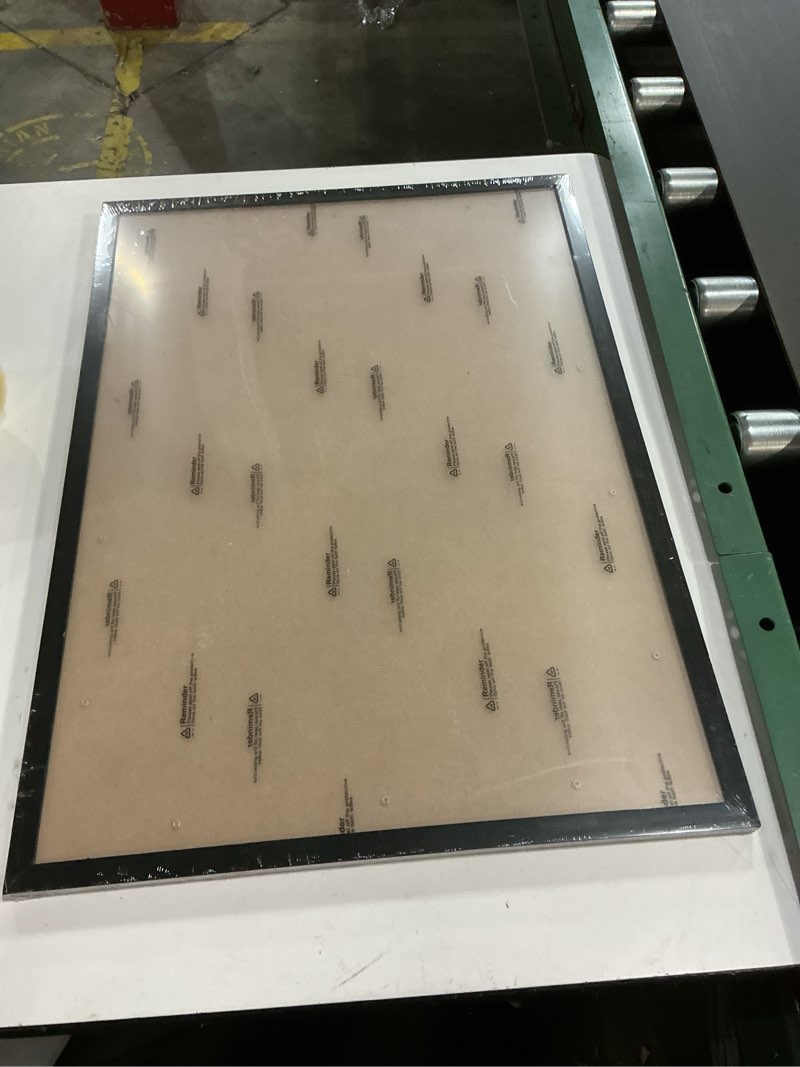 Condition photo showing New/Like New for HUKONHEP 17x24 Black Picture Frames, Photos Frame with Plexiglass, Wall Gallery Photo Frames, Horizontal and Vertical for Wall Mounting, Home Office Decoration 17"x24"