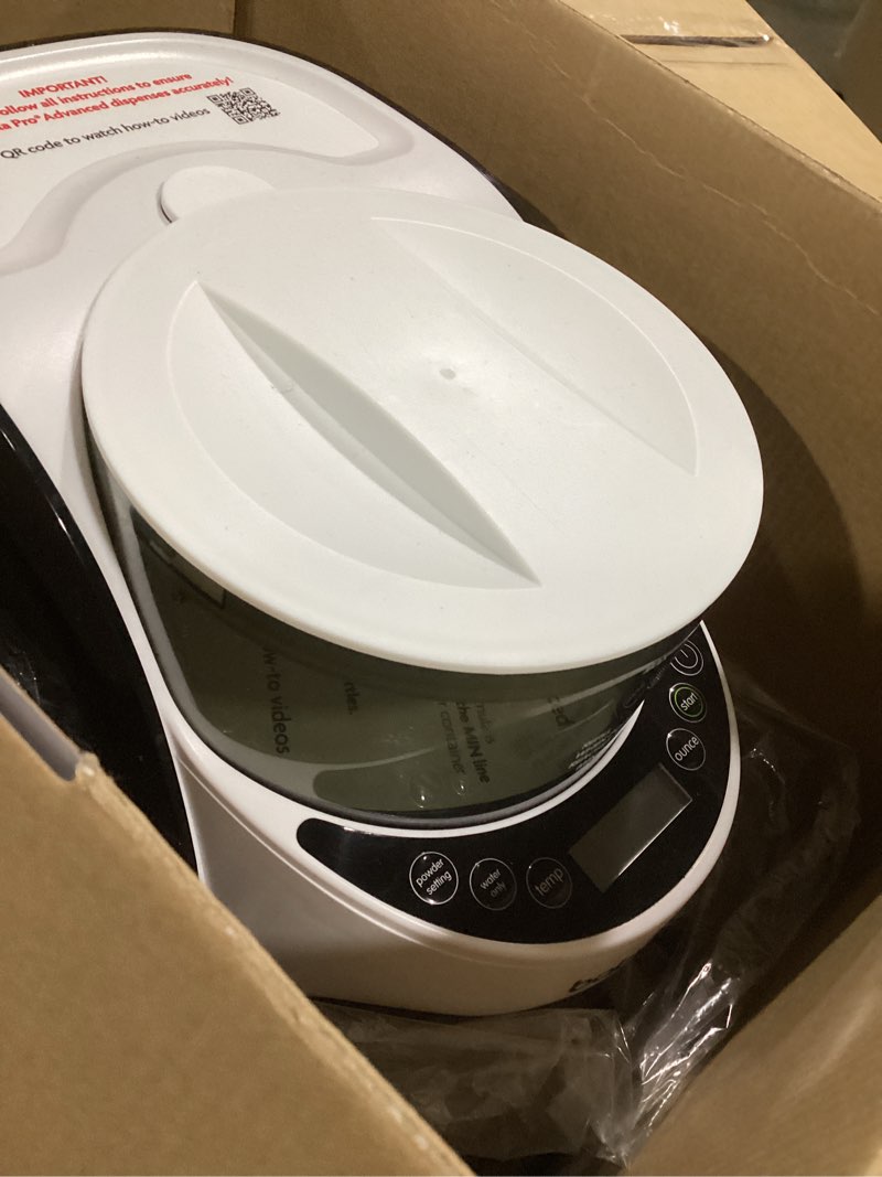 Condition photo showing Good Condition for baby brezza new and improved formula pro advanced formula dispenser machine - automatically mix a warm formula bottle instantly - easily make bottle with automatic powder blending, white