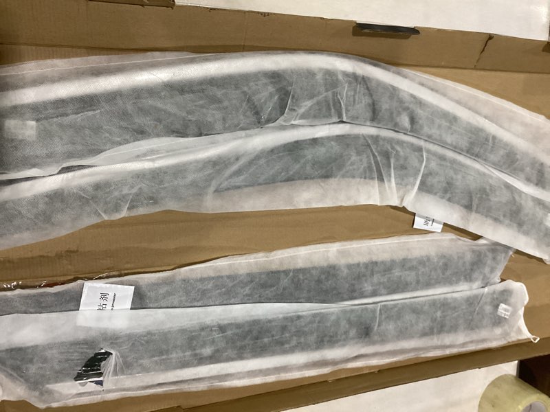 Condition photo showing Good Condition for sze rain guards compatible with 2020-2025 ford explorer side window deflectors anti-rain window visors with tape 304 stainless steel trim–noise reduction & all-weather protection outside channel-4pcs ford explorer 2020-2025