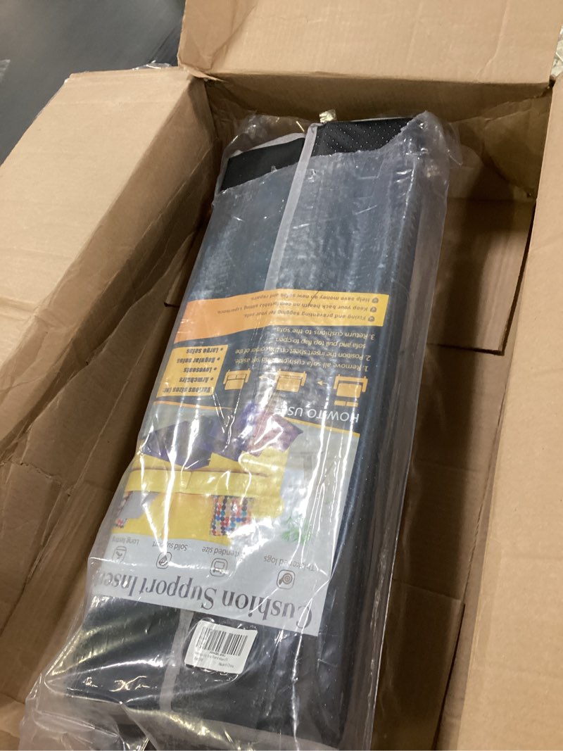 Condition photo showing New/Like New for Heavy Duty Couch Cushion Support Board for Sagging Sofa, 21.5''x48'' & 21.5''x70'' Extra Thick Solid Wood Under Couch Insert with Anti-Slip Dots, Repair Sagging Spring Sofa Cushions 70"x21.5" & 48"x21.5"- Sectional Couch