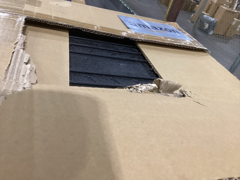 Condition photo showing New/Like New for rubber threshold ramp with a handle, wheelchair door ramp 5.0 inch rise for cars/scooters/walkers/doorway/home steps/driveway (2pcs, 2200lbs load)