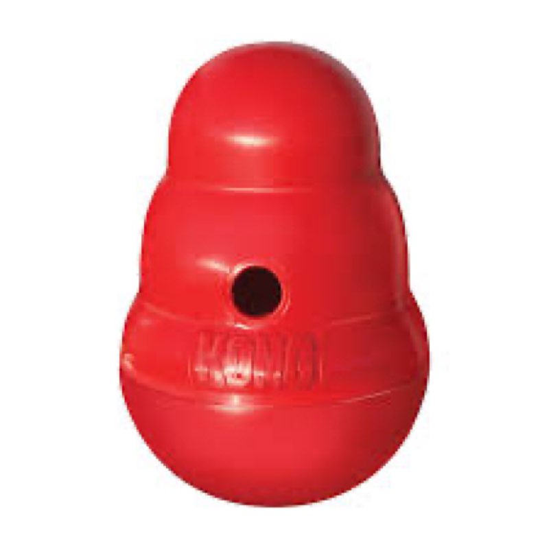 KONG® Wobbler Food-Dispensing Dog Toy, Red, Large for Dogs Between 30-65 lbs
