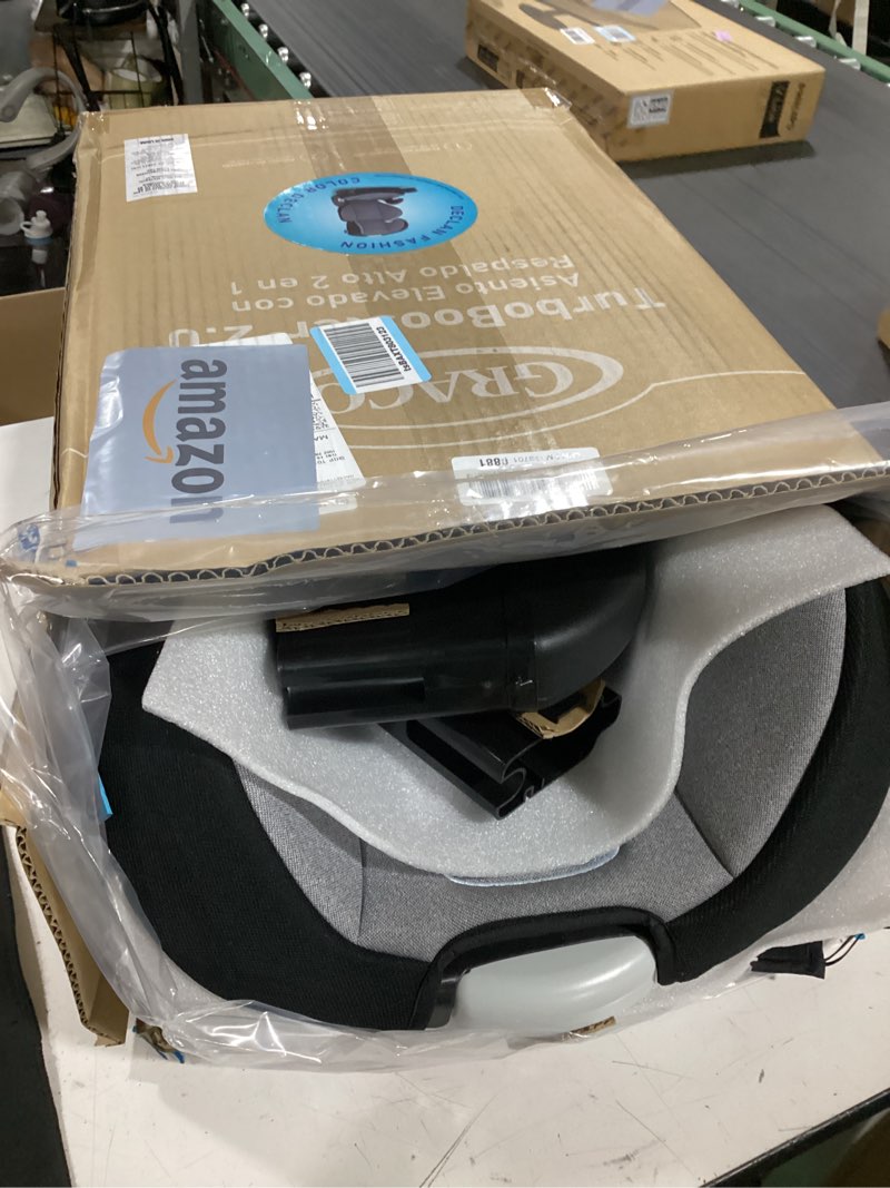 Condition photo showing New/Like New for graco turbobooster 2.0 highback booster car seat, declan no style name declan