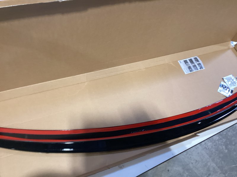 Condition photo showing New/Like New for Spoiler for Tesla Model 3 Highland 2024 Performance Spoiler Wing Performance Rear Trunk Lip Tail Lid for 2024 Model 3(Glossy Black) Model 3 Highland Glossy Black
