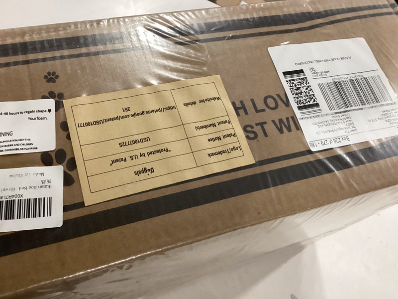 Condition photo showing New/Like New for Foldable Human Dog Bed for Adult, Orthopedic Memory Foam Large Pet Sofa, Washable Dog Couch with Removable Waterproof Cover, Sofa Bed for Adults Pets and Families, 74.8''x43.3''x11.81''