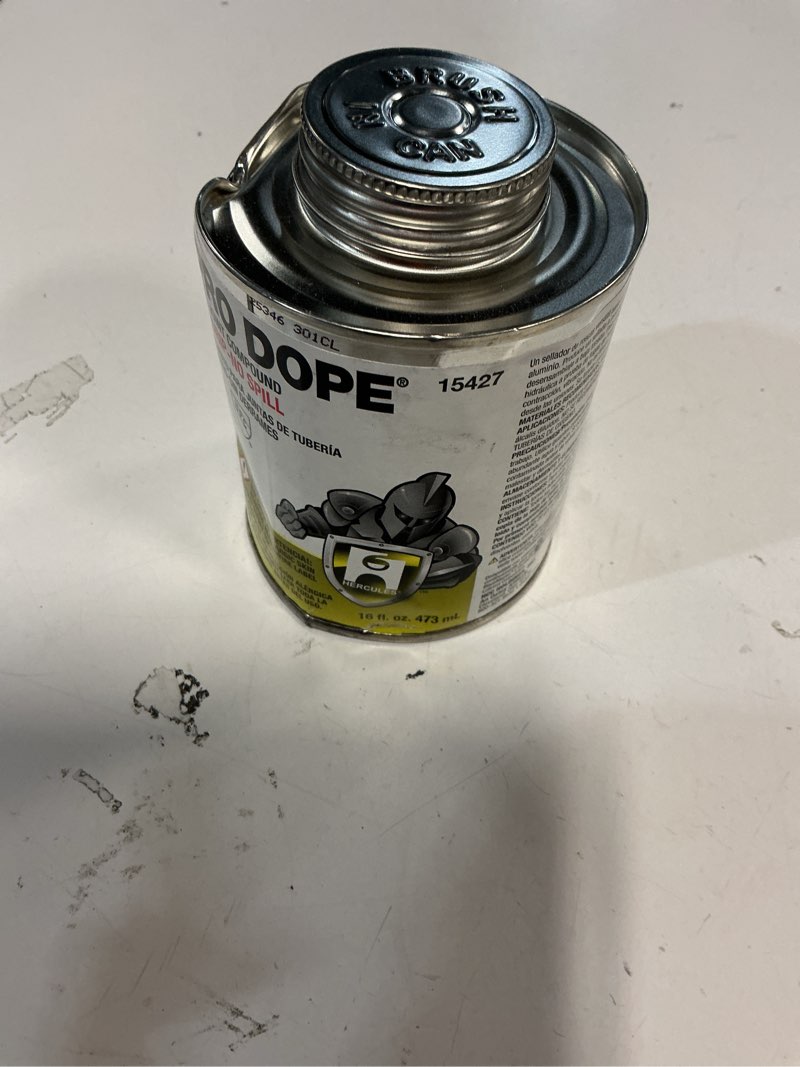Condition photo showing New/Like New for OATEY 1 PT PRO DOPE Thread SEALANT 15427 (15427) (12/Each)