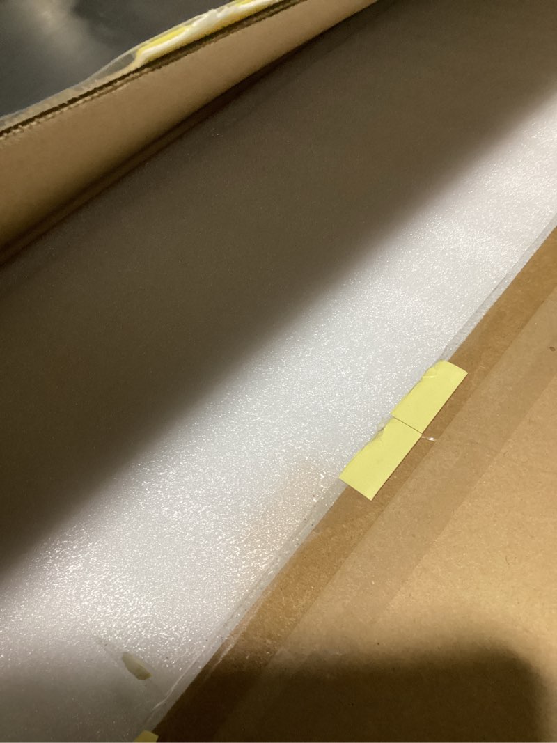 Condition photo showing Good Condition for 47.25x15.75 Inch Full-Length Mirror,Acrylic Shatterproof Soft Mirror, Non-Glass Wall-Mounted Fitness Mirror for Home, Lightweight Durable Modern Decor for Bedroom/Living Room/Cloakroom