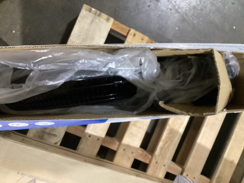 Condition photo showing Good Condition for utilitech 18-in 120-volt 3-speed indoor black oscillating pedestal fan with remote
