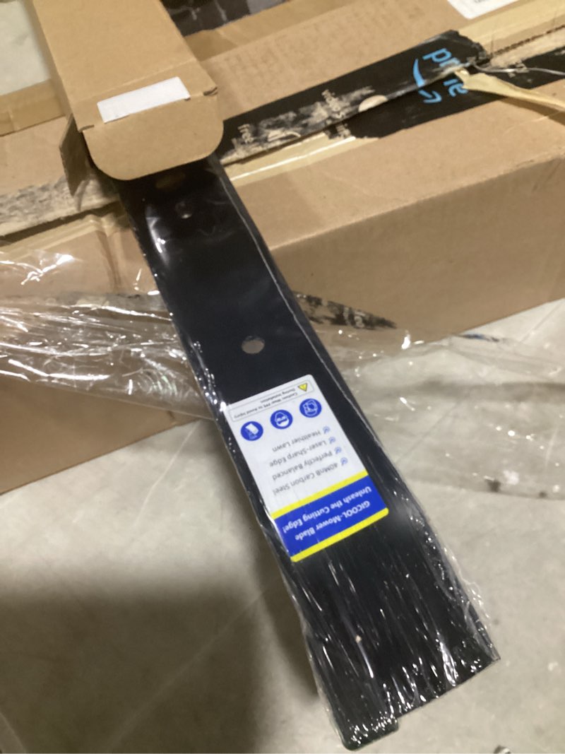 Condition photo showing Good Condition for gicool 406712 mulching blade with 5/8'' circle mounting pattern for 21'' deck push lawn mower craftsman husqvarna 532406712 165833 175064 189028 532189028
