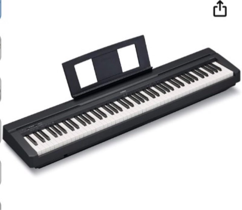 88 key keyboard piano electric keyboard, 88 key digital piano for for beginner, with power adapter, 