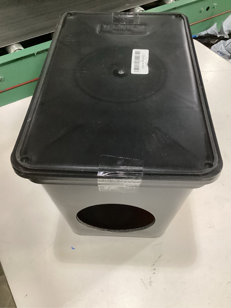 Condition photo showing As Is for tuf-tite 6 hole drain distribution box with lid and seals